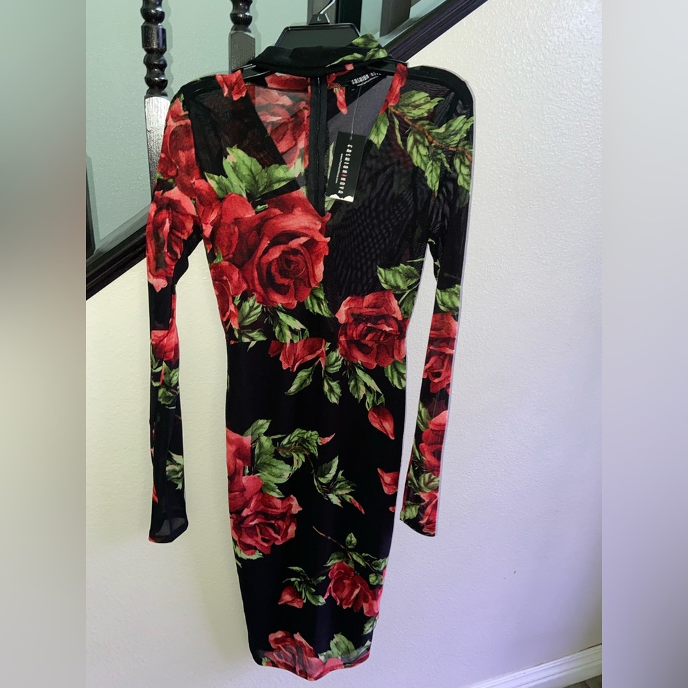 ❤️🖤Midi Bodycon Dress🖤❤️